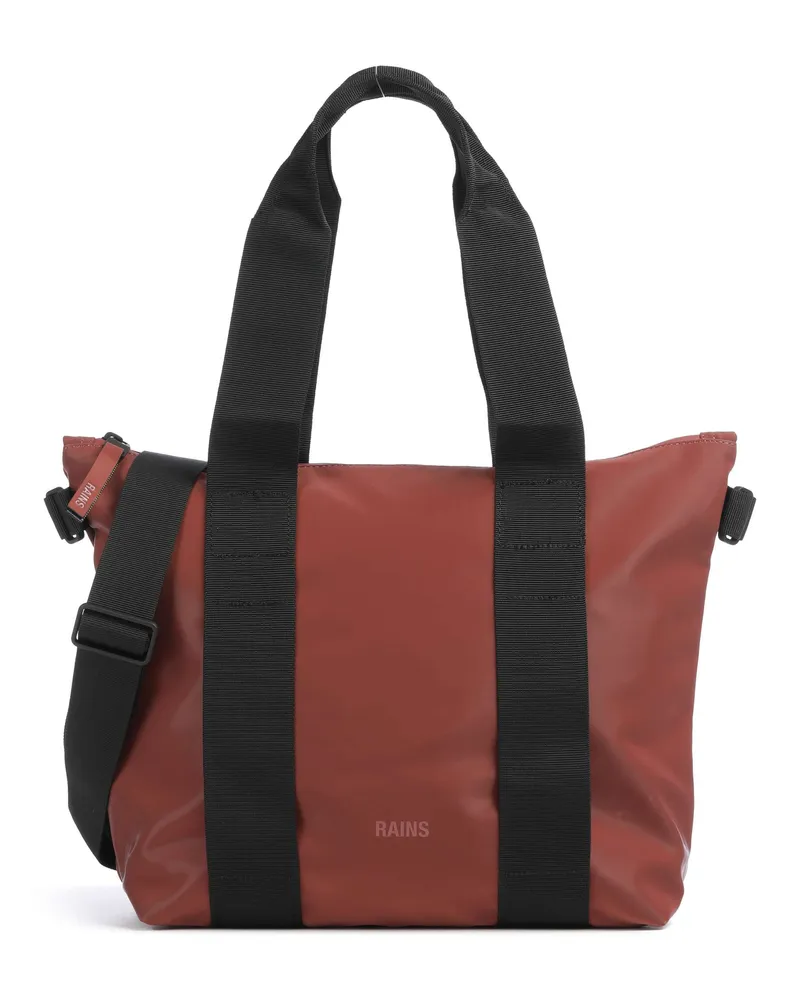RAINS Shopper Micro in rot Rot