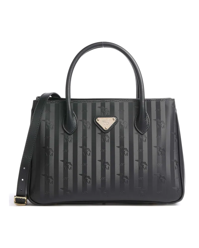 Maison Mollerus Handtasche Vinerus Donat in schwarz Schwarz