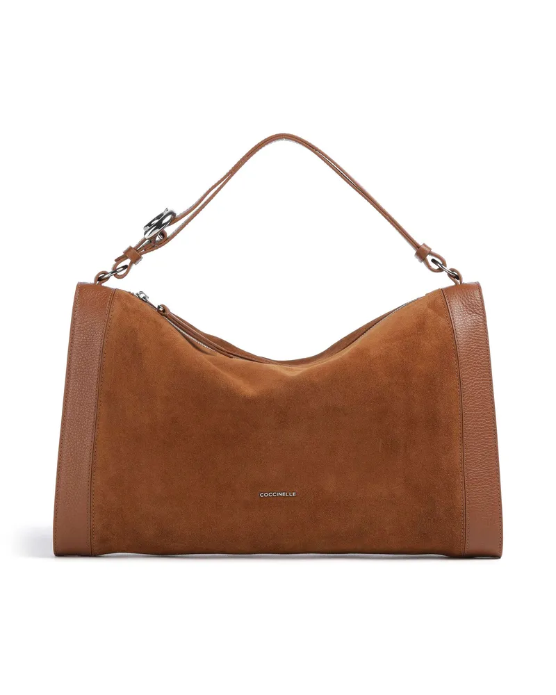 Coccinelle Beuteltasche Elinor Suede in braun Braun
