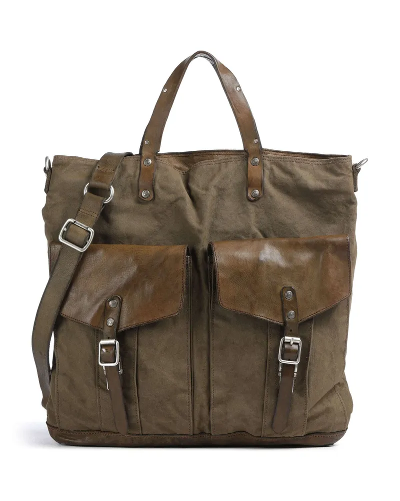 Campomaggi Rucksack-Tasche in oliv Oliv