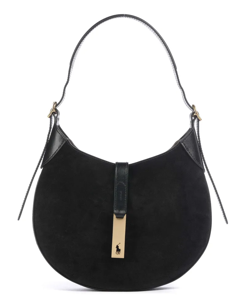 Ralph Lauren Beuteltasche ID Collection Small in schwarz Schwarz
