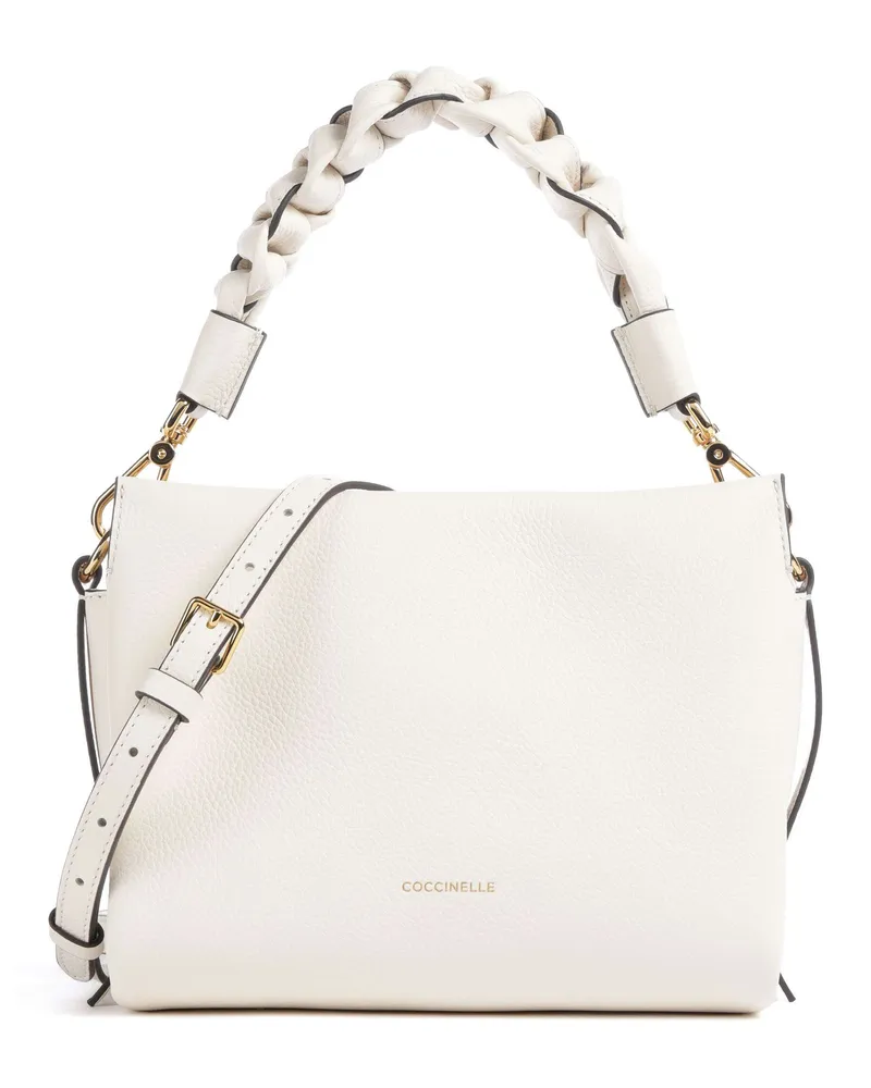 Coccinelle Schultertasche Boheme Grana Double in beige Beige