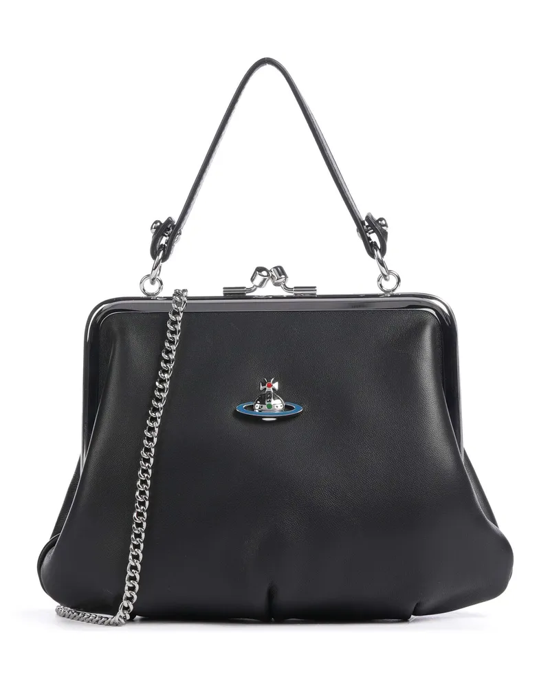 Vivienne Westwood Umhängetasche Granny Frame Nappa in schwarz Schwarz