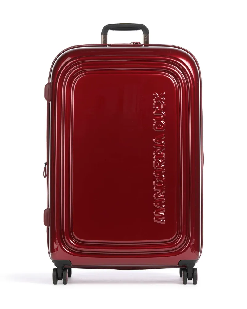 Mandarina Duck 4-Rollen Trolley Logoduck+ Metal in rot Rot