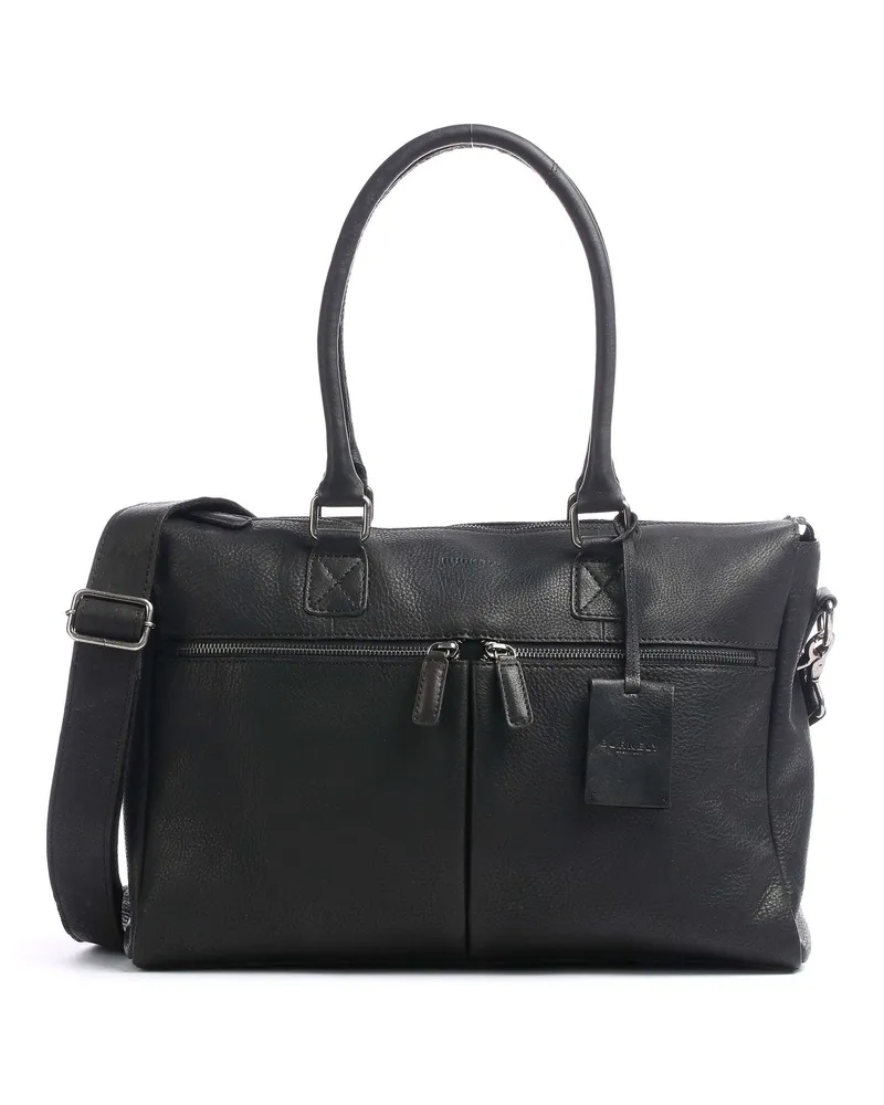 Burkely Aktentasche Antique Avery in schwarz Schwarz