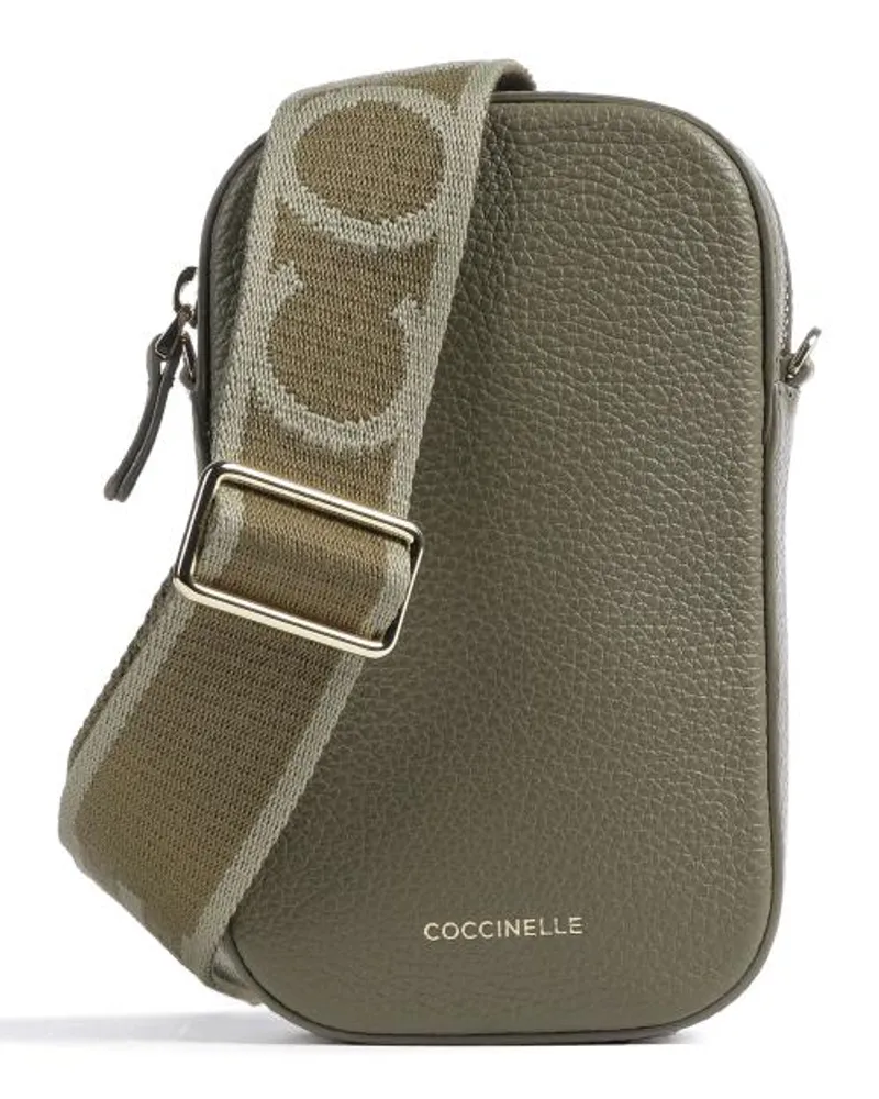 Coccinelle Tebe Handytasche olivgrün Oliv