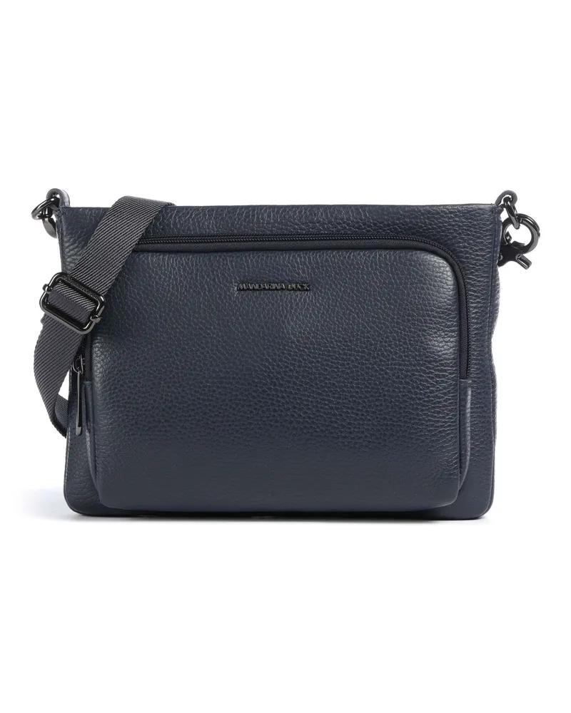 Mandarina Duck Umhängetasche Mellow Leather in blau Blau