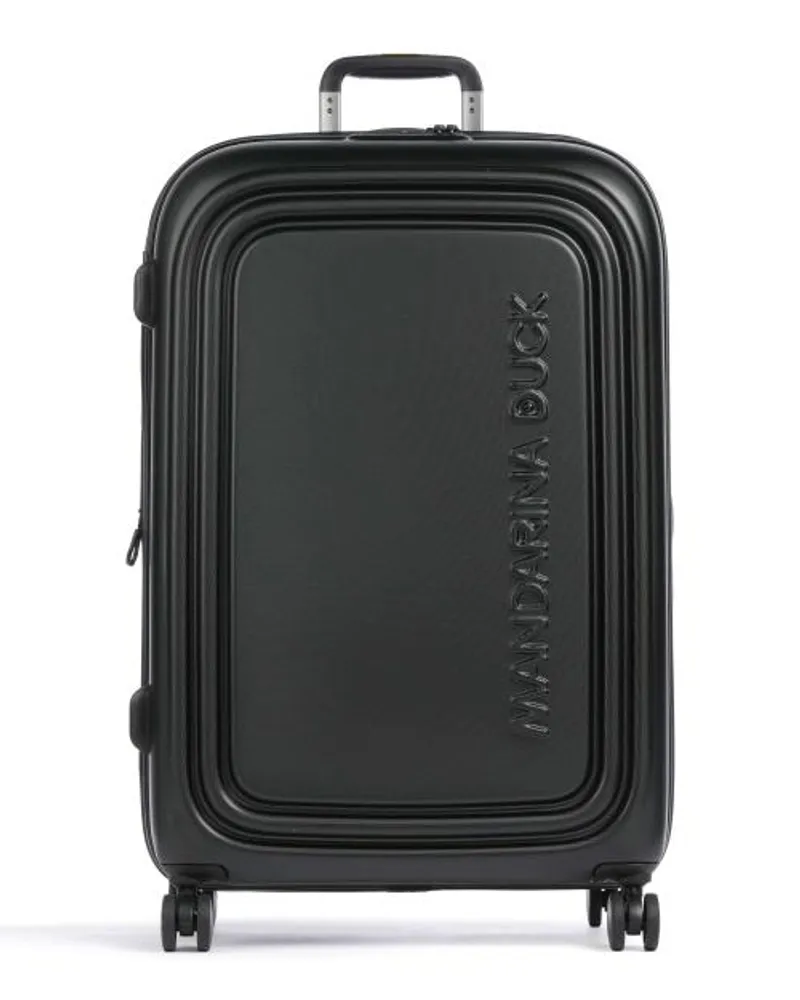 Mandarina Duck Logoduck+ 4-Rollen Trolley schwarz Schwarz