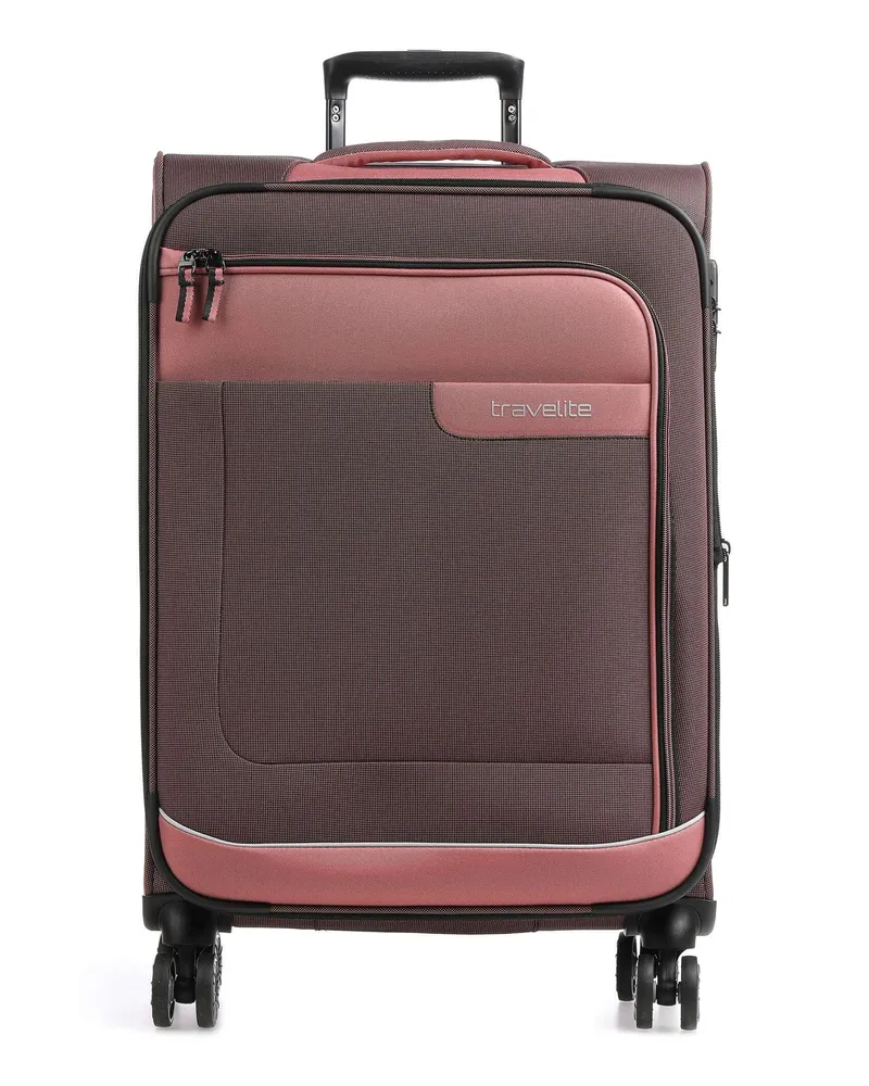 Travelite 4-Rollen Trolley Viia in pink Pink