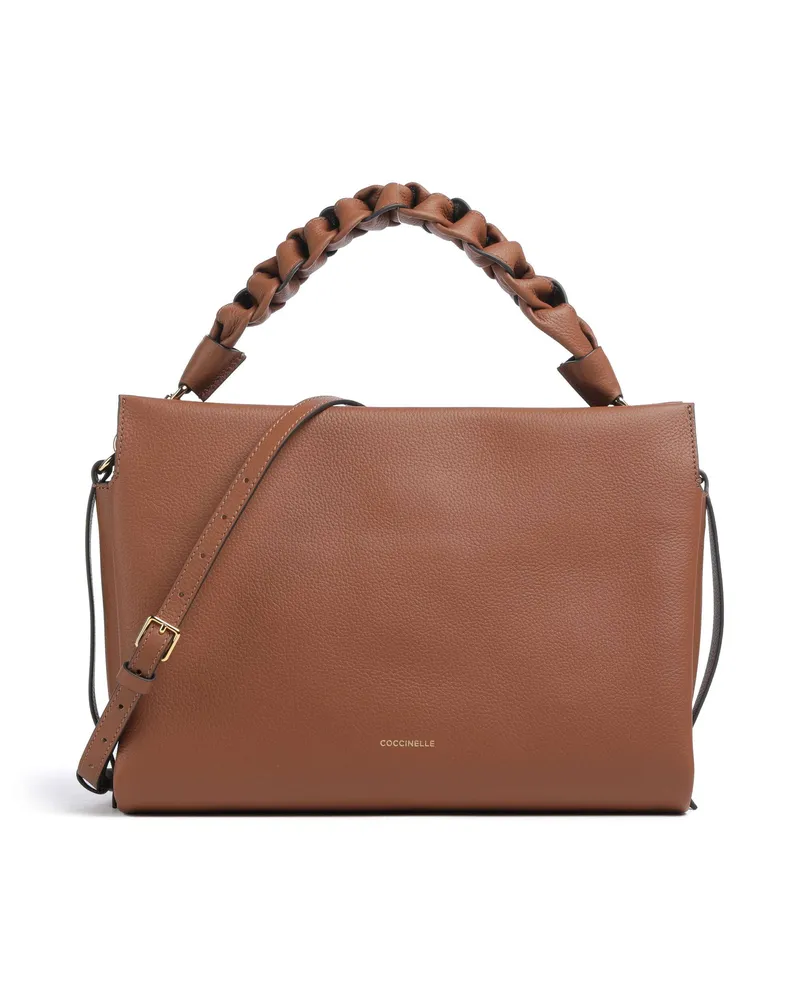 Coccinelle Beuteltasche Boheme Grana Double in braun Braun