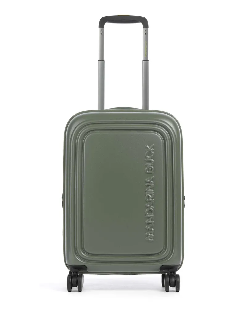 Mandarina Duck 4-Rollen Trolley Logoduck+ in oliv Oliv