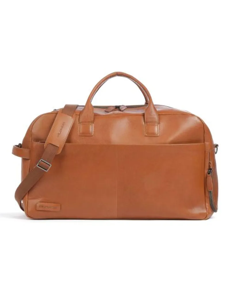 Plevier Rock Breccia Weekender cognac Braun