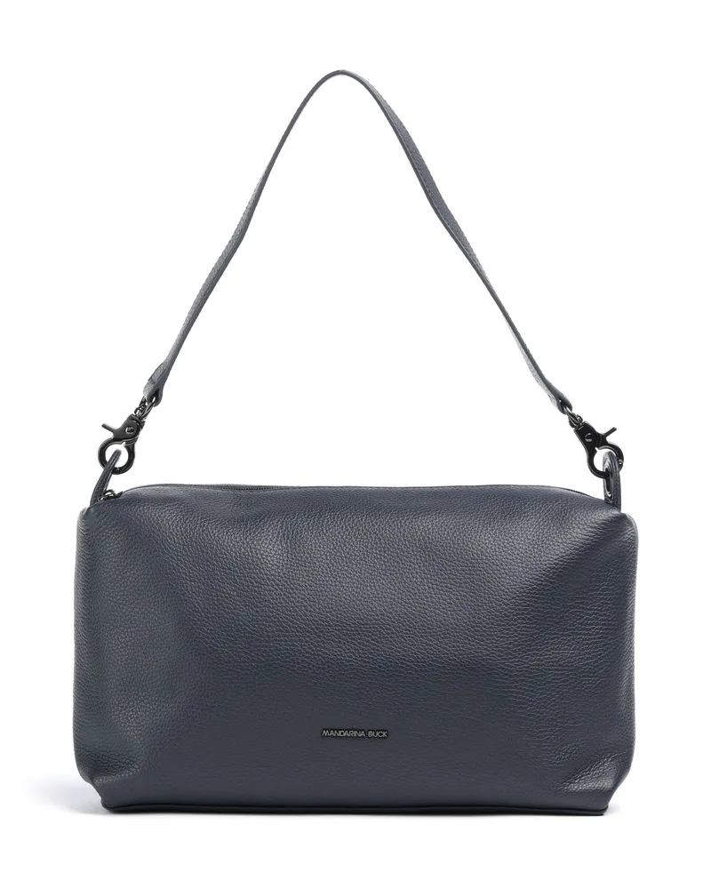 Mandarina Duck Schultertasche Mellow Leather in blau Blau