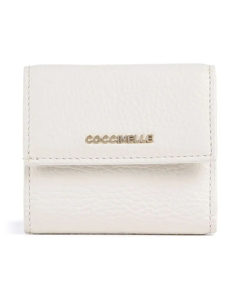 Coccinelle Geldbörse Metallic Soft RFID in beige Beige