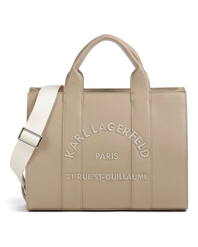 Karl Lagerfeld Handtasche K/Rue St Guillaume Medium in grau Grau