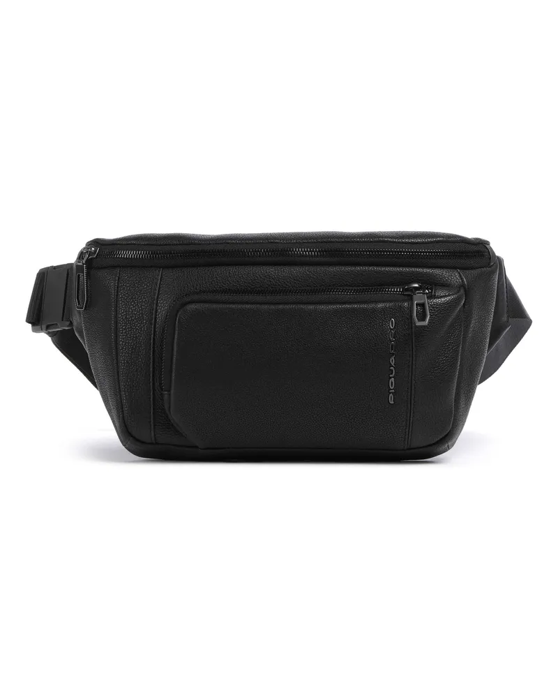 Piquadro Gürteltasche S134 in schwarz Schwarz