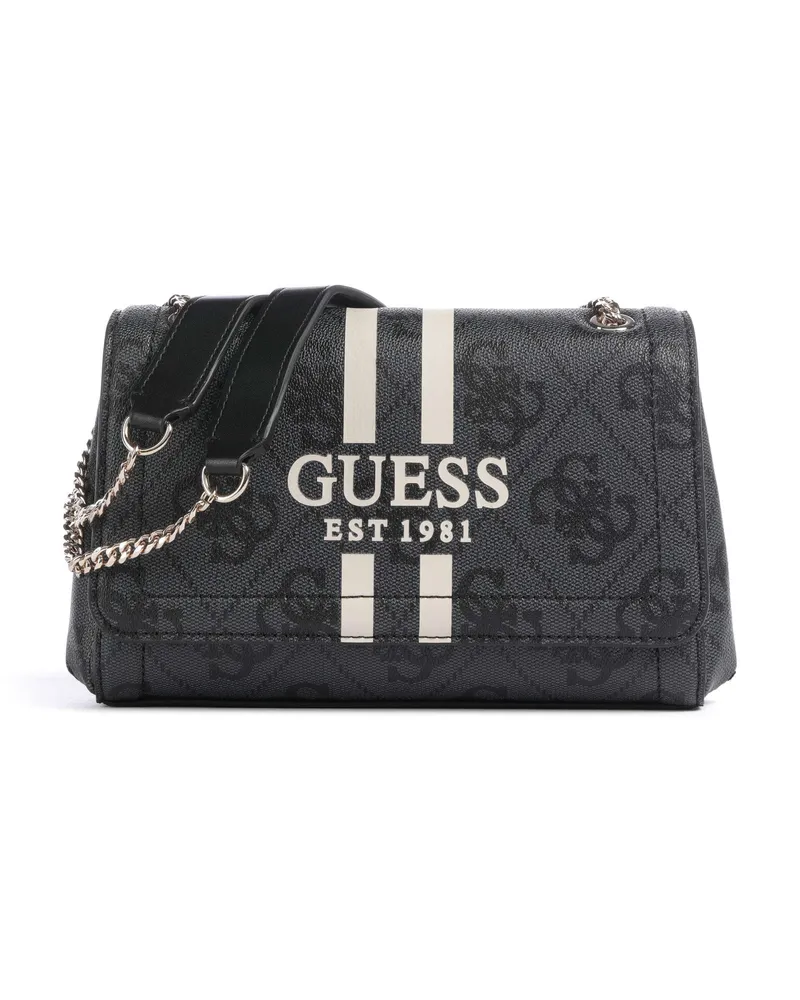 Guess Schultertasche Noelle 4G Logo in grau Grau