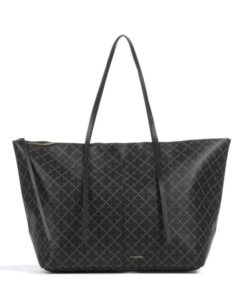 By Malene Birger Luze Shopper schwarz/grau Schwarz