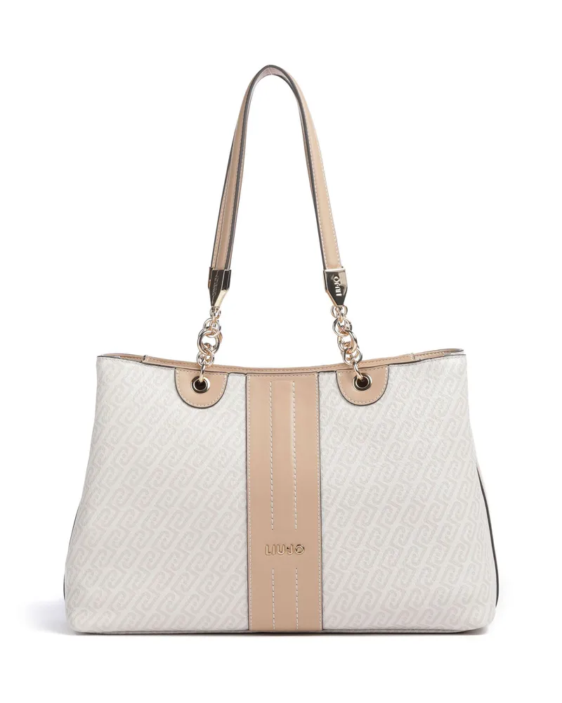 Liu Jo Shopper Ematite M in elfenbein Beige