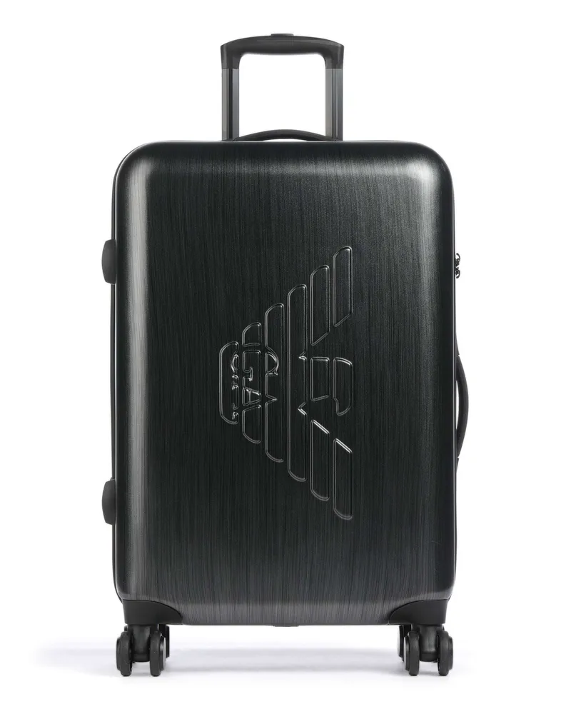 Emporio Armani 4-Rollen Trolley Big Eagle in grau Grau