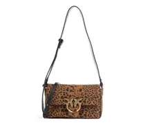 Schultertasche Love One Mini Slouchy in braun