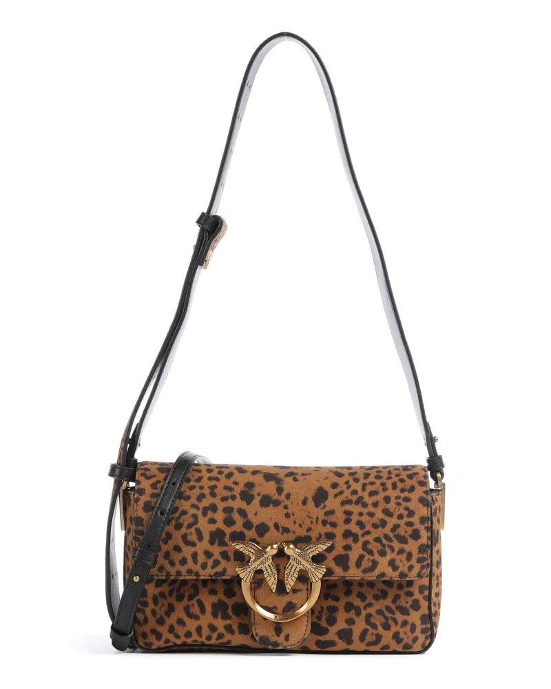 Pinko Schultertasche Love One Mini Slouchy in braun Braun