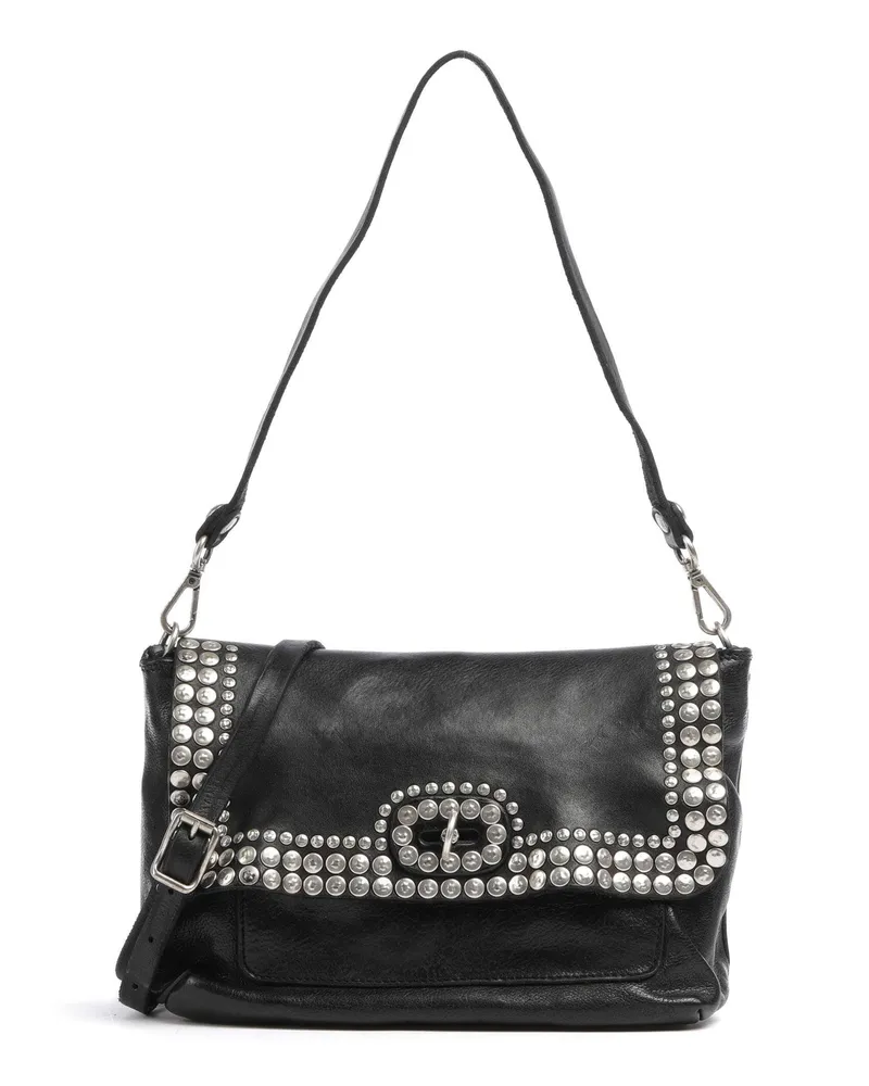 Campomaggi Schultertasche in schwarz Schwarz