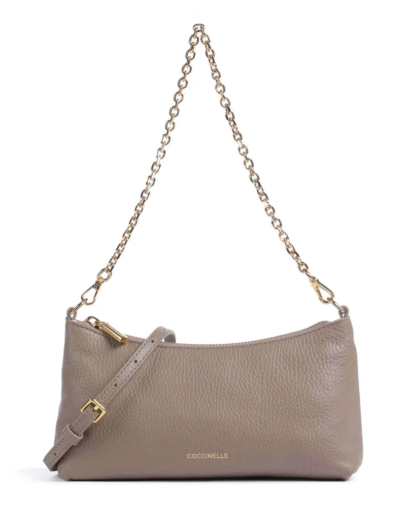 Coccinelle Schultertasche Aura in grau Grau