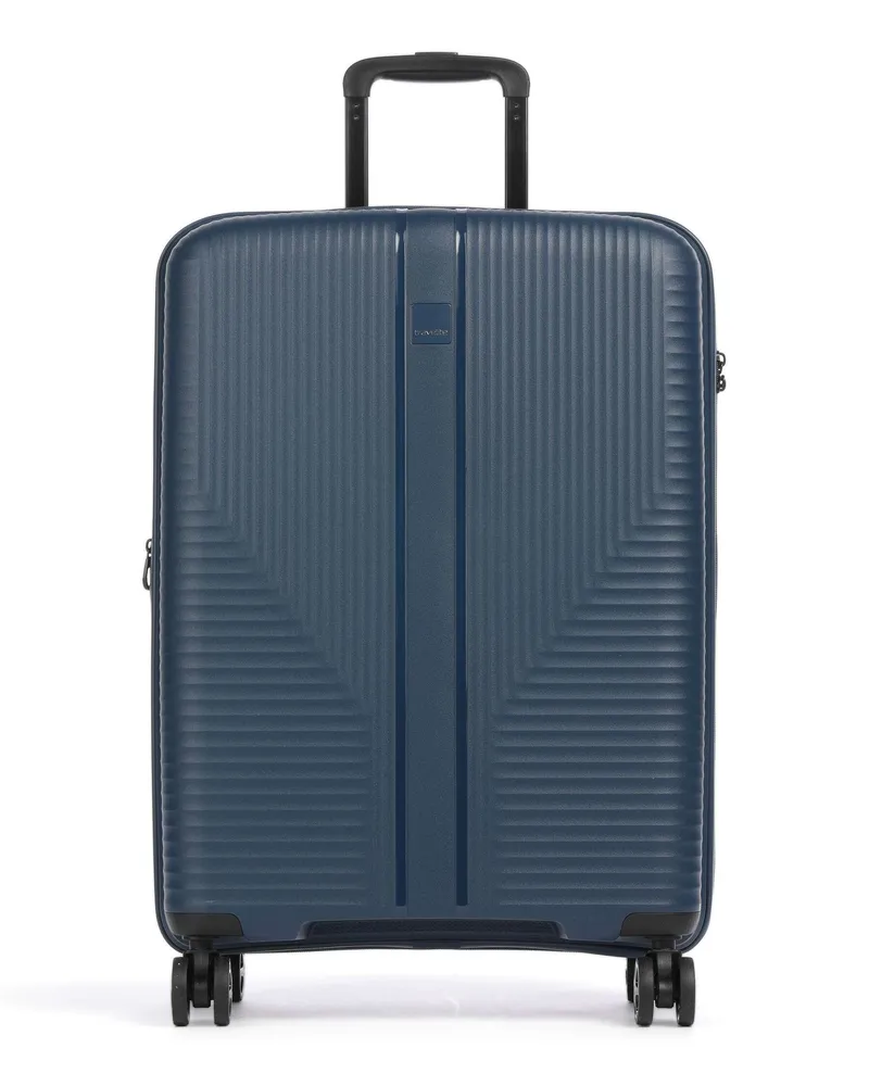 Travelite 4-Rollen Trolley Air Stripe in blau Blau