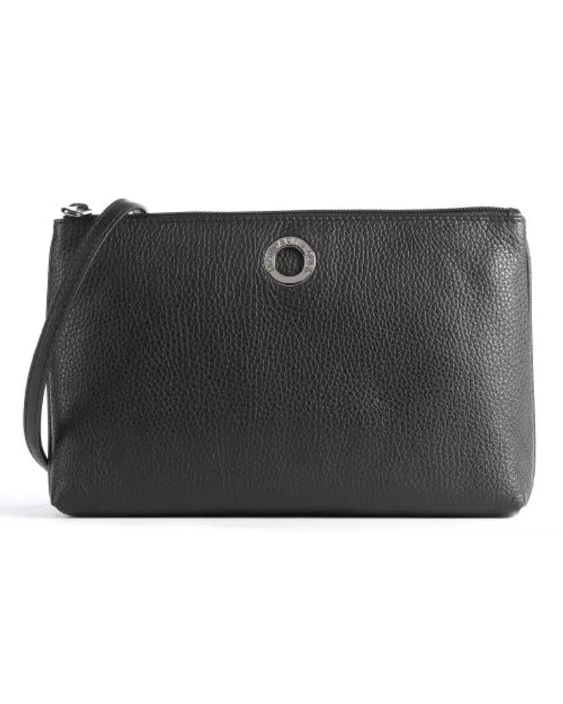 Mandarina Duck Mellow Leather Umhängetasche schwarz Schwarz