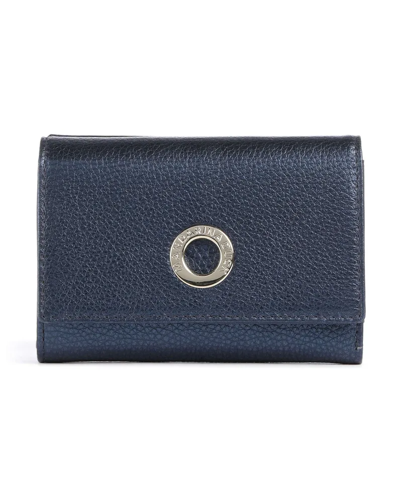 Mandarina Duck Geldbörse Mellow Metal in blau Blau