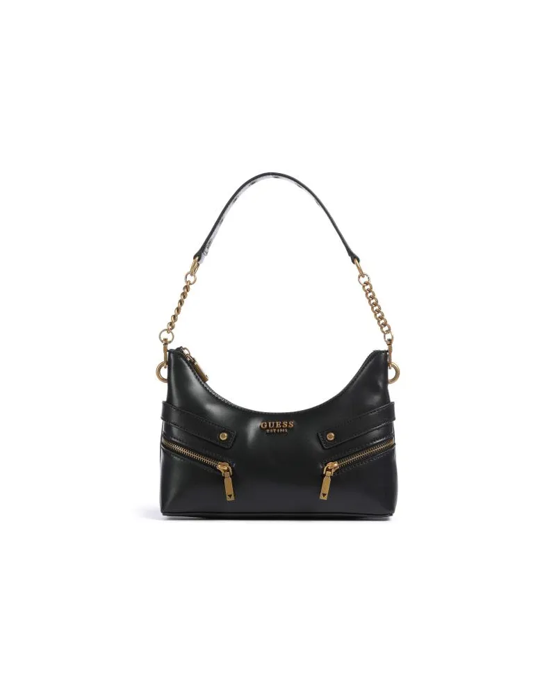 Guess Trissa Schultertasche schwarz Schwarz