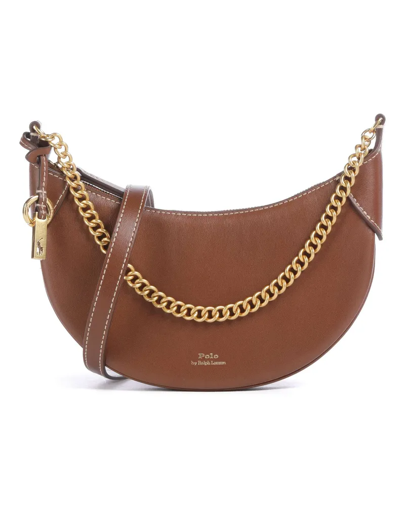 Ralph Lauren Schultertasche ID Collection Small in braun Braun