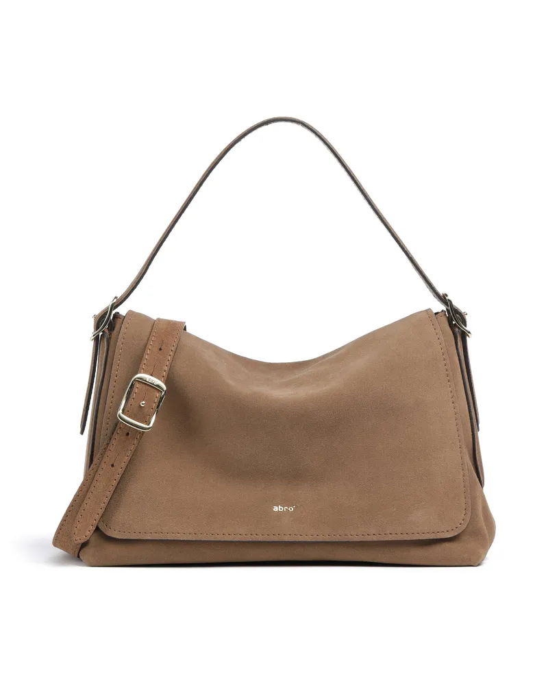 Abro Beuteltasche Suede Carina in braun Braun