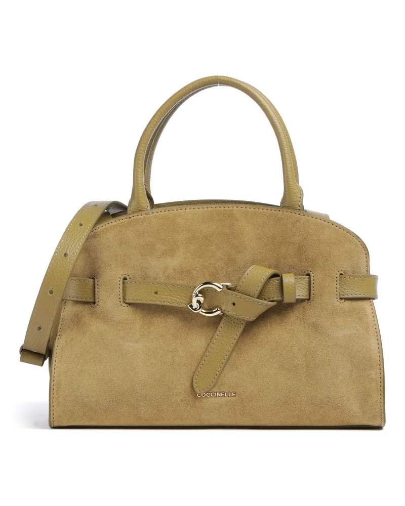 Coccinelle Handtasche Sabine Suede in oliv Oliv