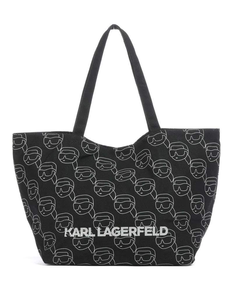 Karl Lagerfeld Shopper Ikon in schwarz Schwarz
