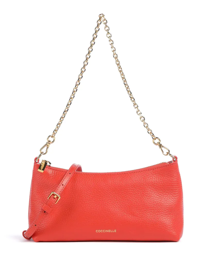 Coccinelle Schultertasche Aura in rot Rot