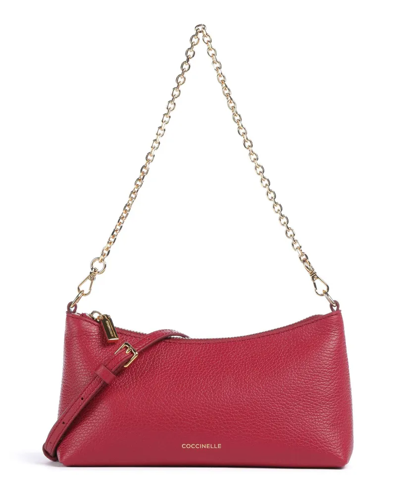 Coccinelle Schultertasche Aura in rot Rot