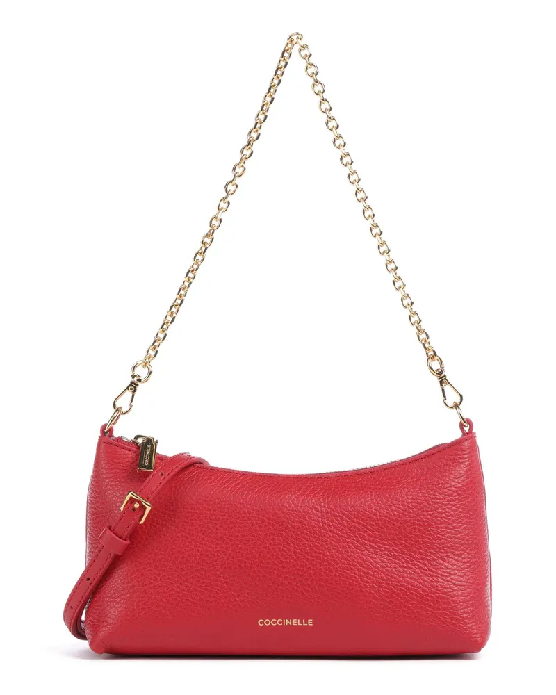 Coccinelle Schultertasche Aura in rot Rot