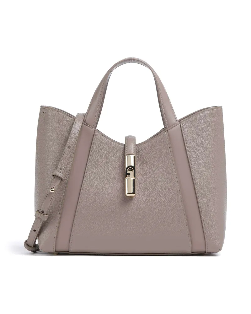 Furla Handtasche Goccia S in grau Grau