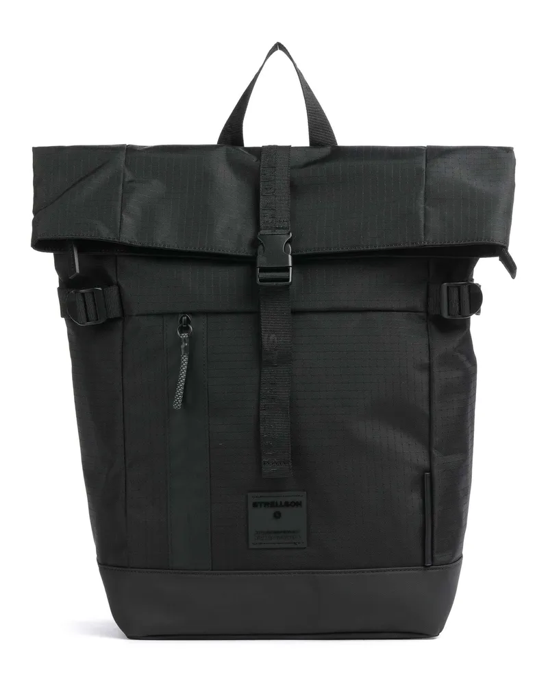 Strellson Rolltop Rucksack Northwood Rs in schwarz Schwarz