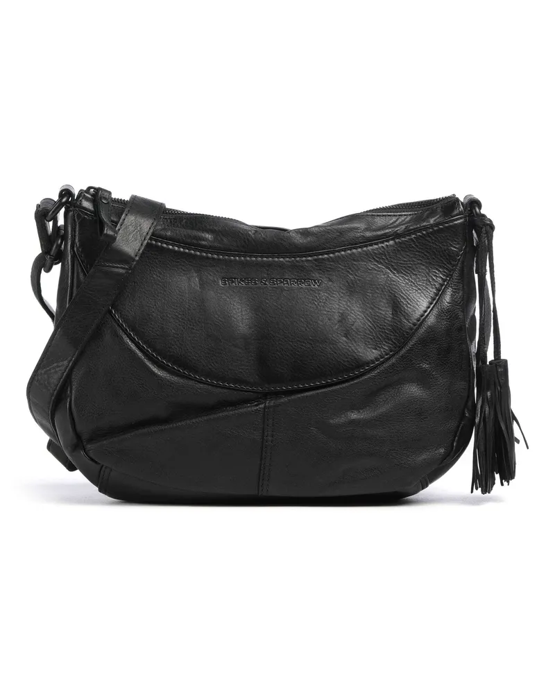 Spikes & Sparrow Umhängetasche Apache Elliana in schwarz Schwarz