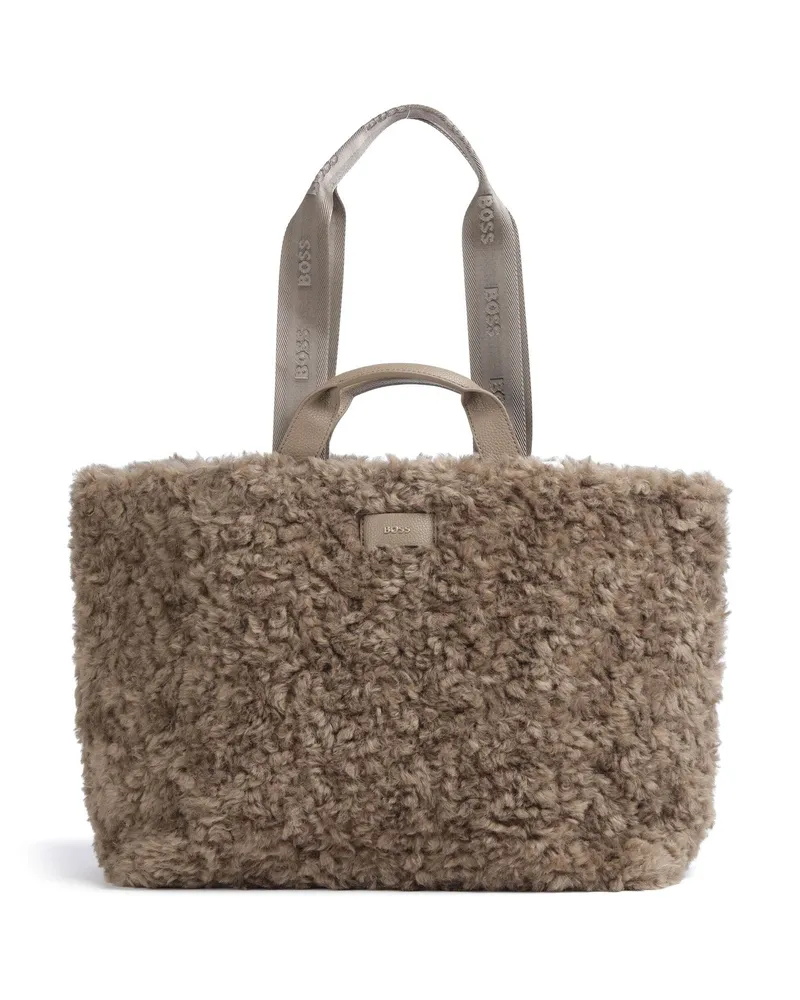 HUGO BOSS Shopper Palmah in grau Grau