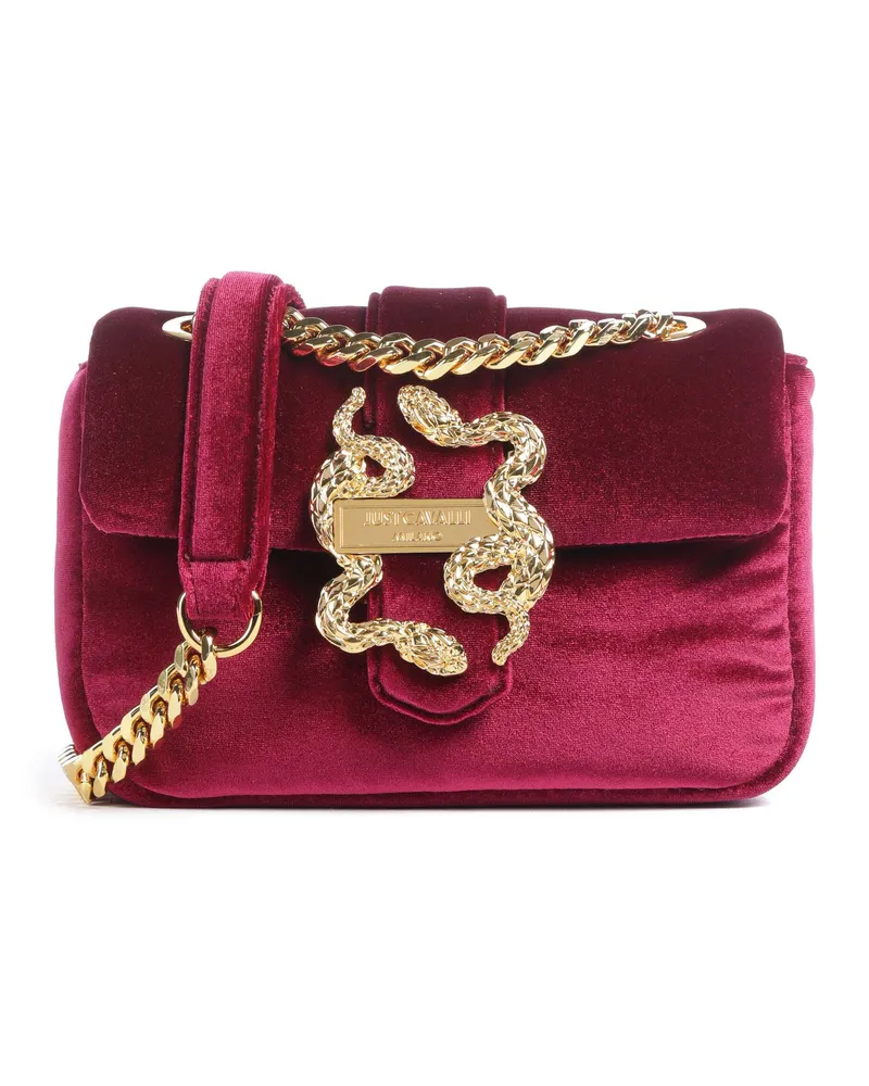 Just Cavalli Schultertasche Iconic Snakes Puffy in pink Pink