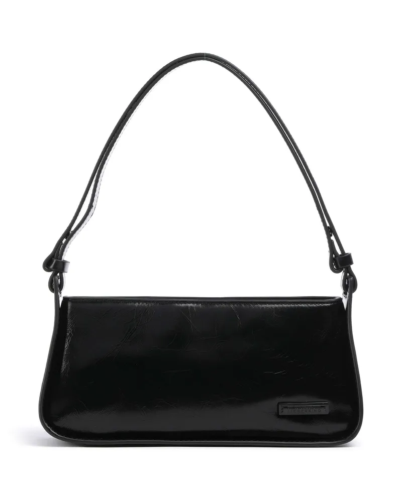 Liebeskind Schultertasche Franzis Lack Distressed S in schwarz Schwarz