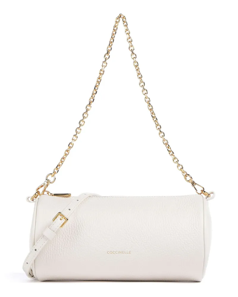 Coccinelle Schultertasche Aura in weiß Weiß