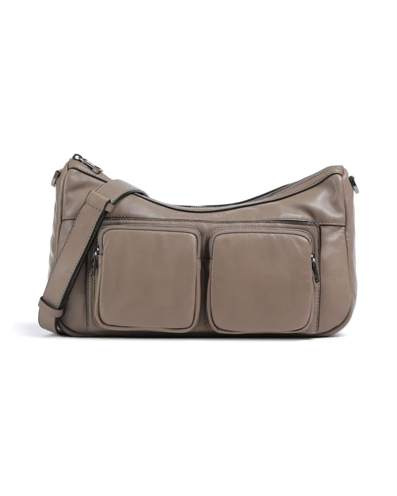 Liebeskind Schultertasche Maia Sheep Natural M in grau Grau