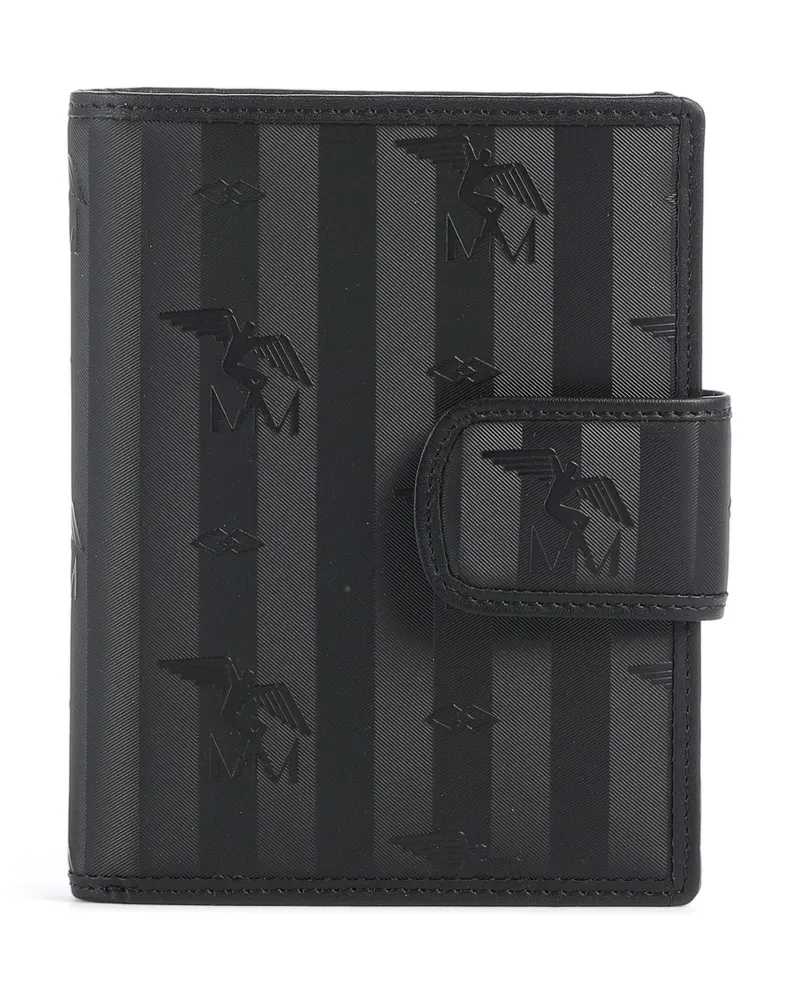 Maison Mollerus Geldbörse Vinerus Roseg in schwarz Schwarz