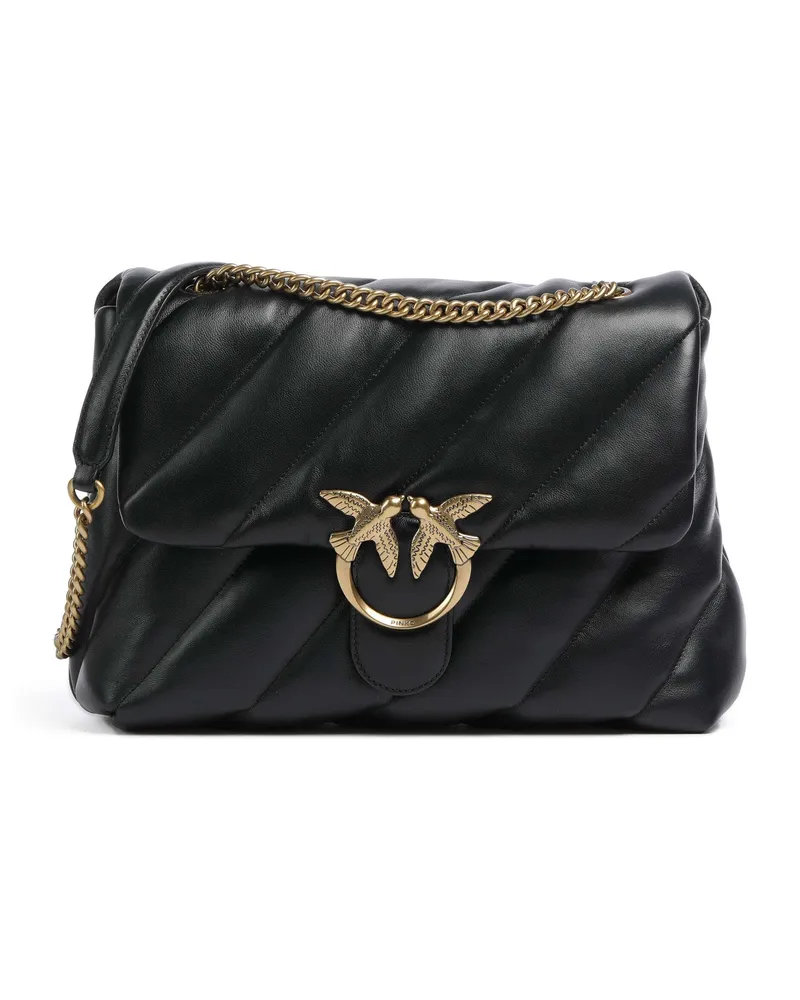 Pinko Schultertasche Love Puff Big in schwarz Schwarz