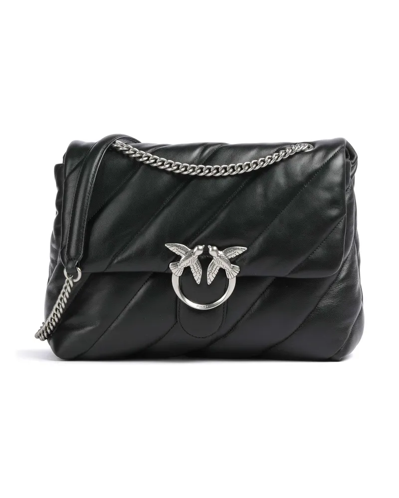 Pinko Schultertasche Love Puff Big in schwarz Schwarz